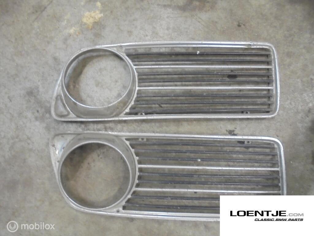 chromen grill set BMW 02 2002 1802 1602 1600 etc, Auto-onderdelen, Gebruikt, Ophalen of Verzenden, BMW, BMW