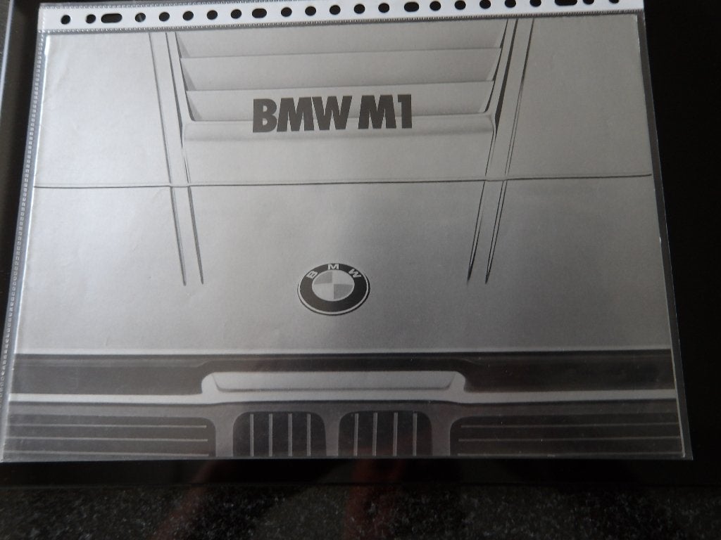 BMW M1 folder, Onbekend, Ophalen of Verzenden, Zo goed als nieuw, BMW