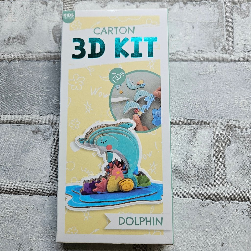 3D DIY kit - dolfijn - Zelf maken – Knutselen