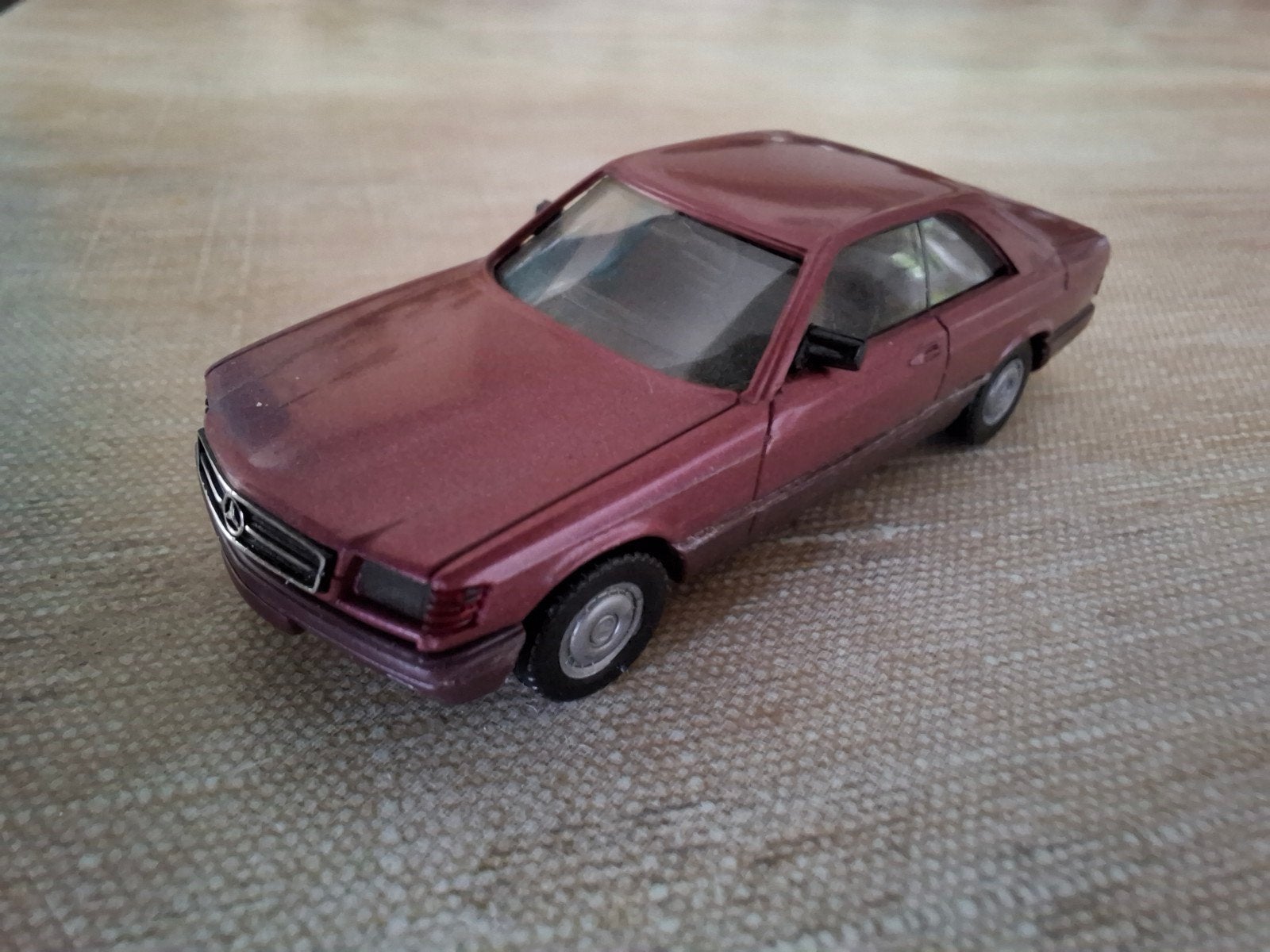 Mercedes-Benz 560SEC 1:87 Herpa, Ophalen of Verzenden, Zo goed als nieuw, Auto, Herpa