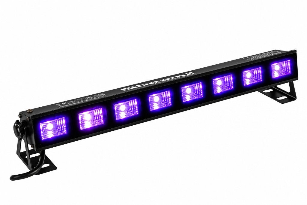 Beamz blacklight 8x3 watt verlichting te huur, Ophalen of Verzenden, Nieuw, Overige