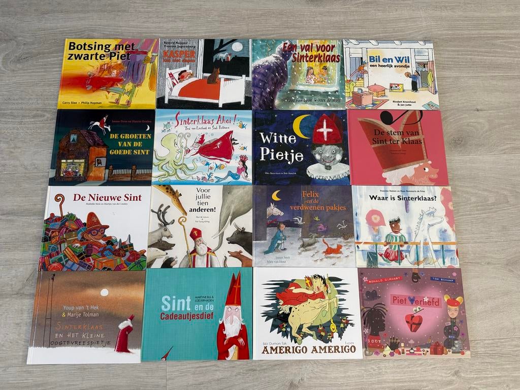 16 Sinterklaas boeken Douwe Egberts - Diverse schrijvers, Boeken, Sprookjes en Fabels, Zo goed als nieuw, Ophalen