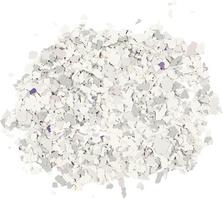 Creotime Terrazzo Flakes vlokken lichtgrijs strooibus 90 gr., ., Overige thema's, Nieuw, Ophalen of Verzenden