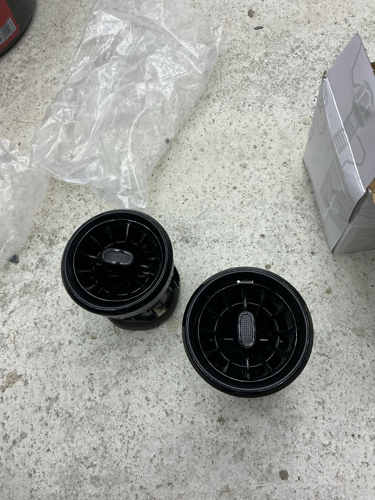 Mercedes orginele Set van 2 zwarte ventilatieroosters, Auto-onderdelen, Ophalen of Verzenden, Nieuw, Universele onderdelen