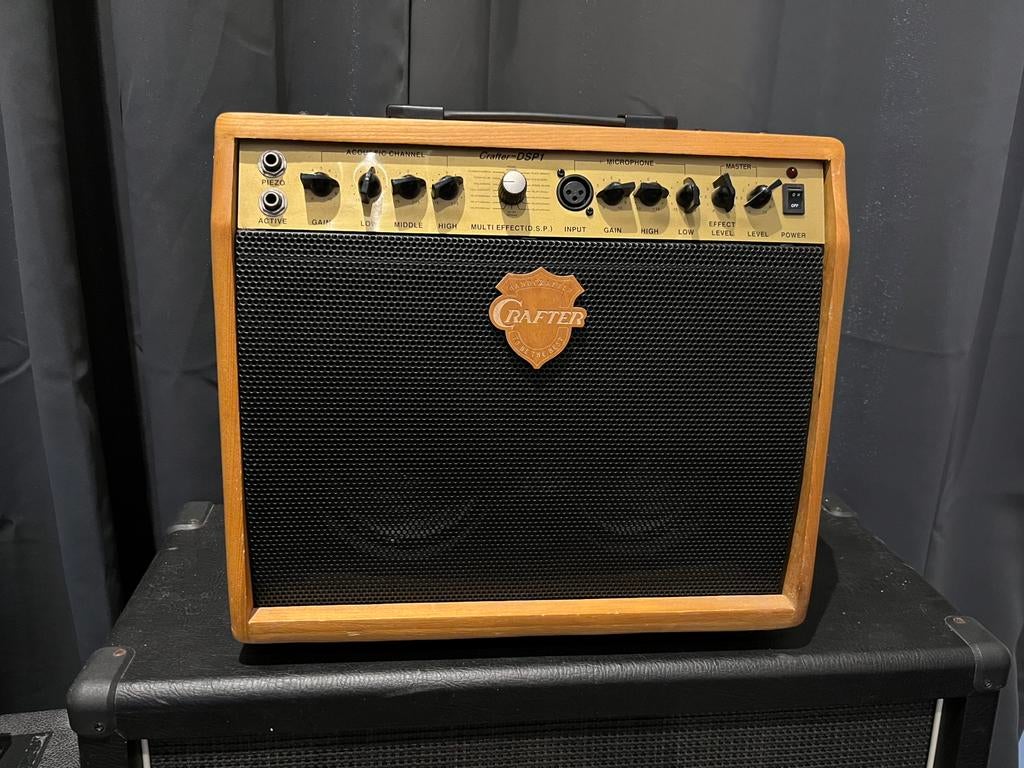 Crafter DSP1 akoestische gitaar versterker, Ophalen of Verzenden, Zo goed als nieuw, Gitaar, Minder dan 50 watt