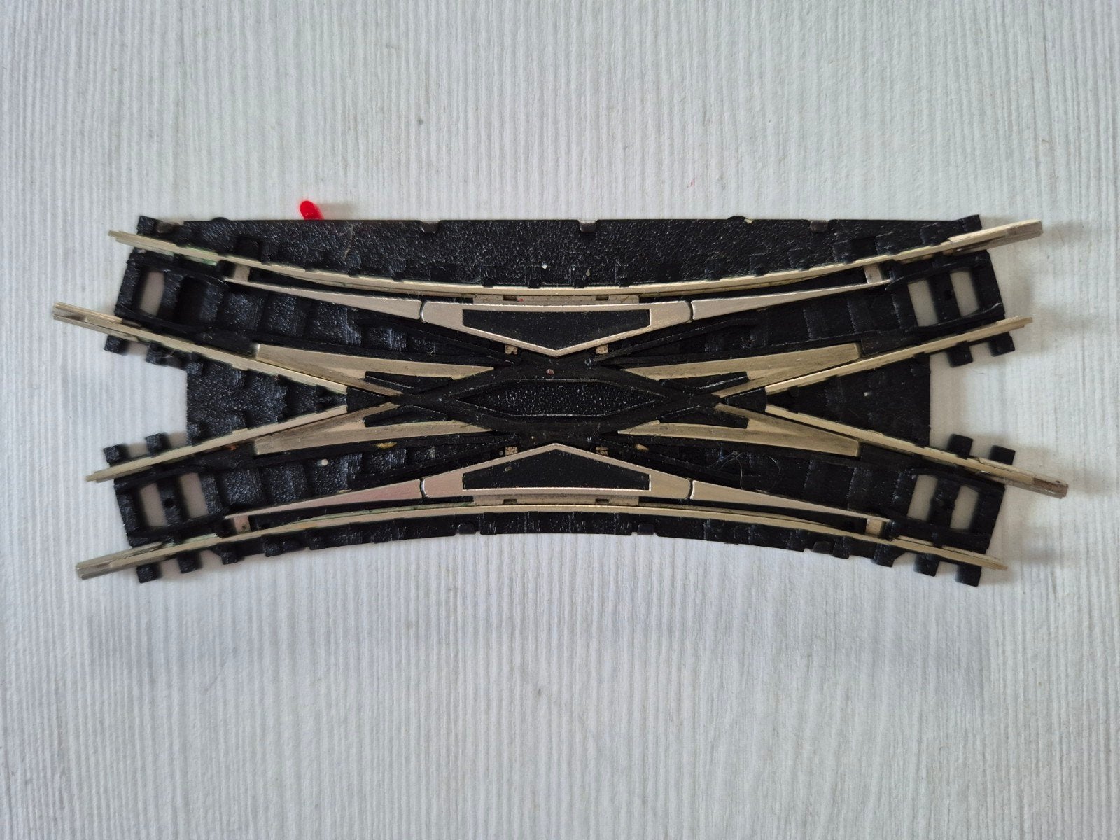 Mooie Minittix Engelse kruiswissel 4968, Gebruikt, Gelijkstroom, Trix, Rails