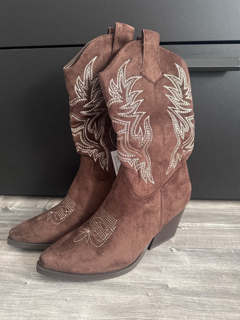 Bruine cowboylaarzen, Bruin, Lage of Enkellaarzen, Nieuw, Ophalen of Verzenden