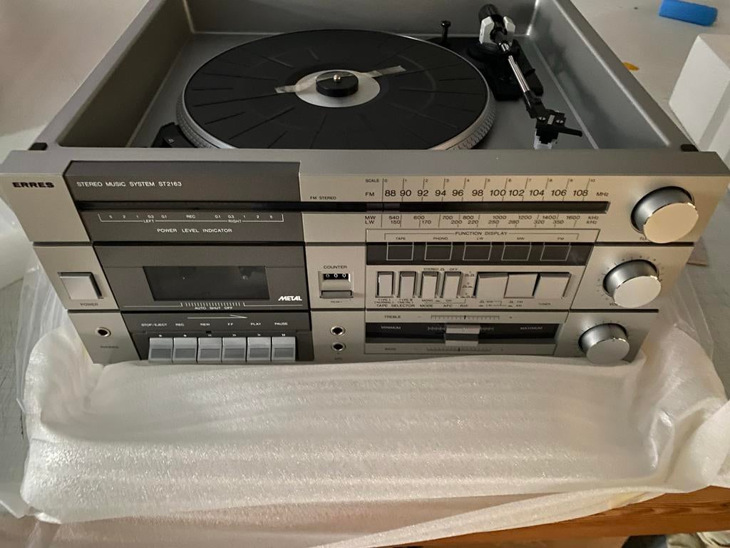 Erres Stereo Muzieksysteem ST2163 - Nieuw in Doos, Audio, Tv en Foto, Stereo-sets, Overige merken, Verzenden, Cassettedeck, Nieuw