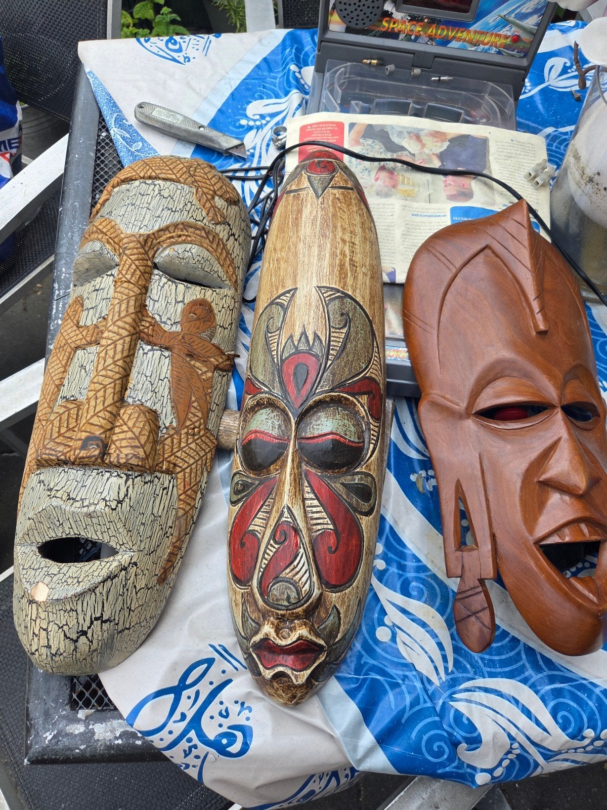 Afrikaanse kunst maskers, Ophalen of Verzenden