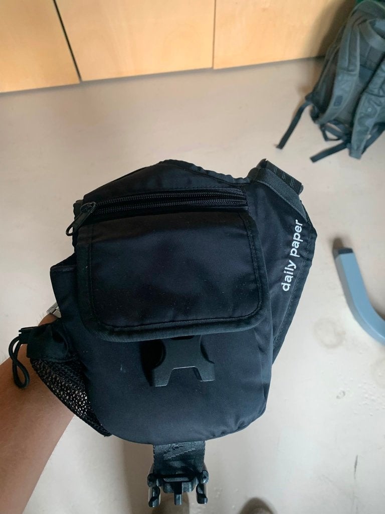 Daily paper tas, Ophalen of Verzenden, Zo goed als nieuw, Zwart, Handtas