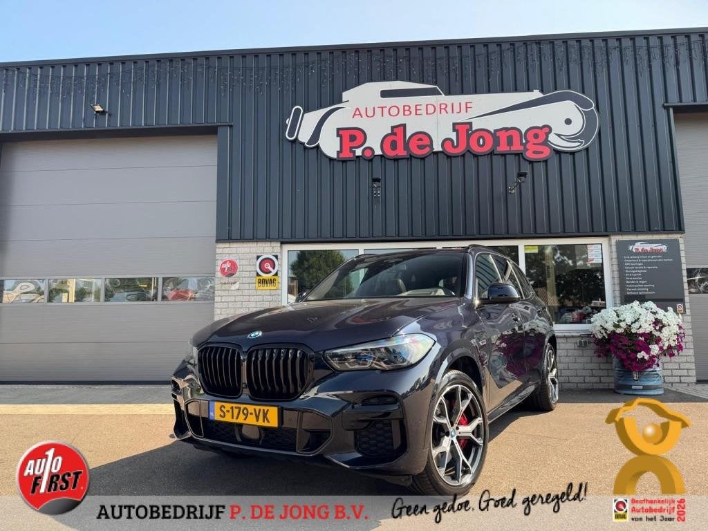 Bmw X5 XDRIVE45E M-Sport Bowers & Wilkins Pano Softclose Las, Auto's, X5, Zwart, Vierwielaandrijving, Hybride Elektrisch/Benzine