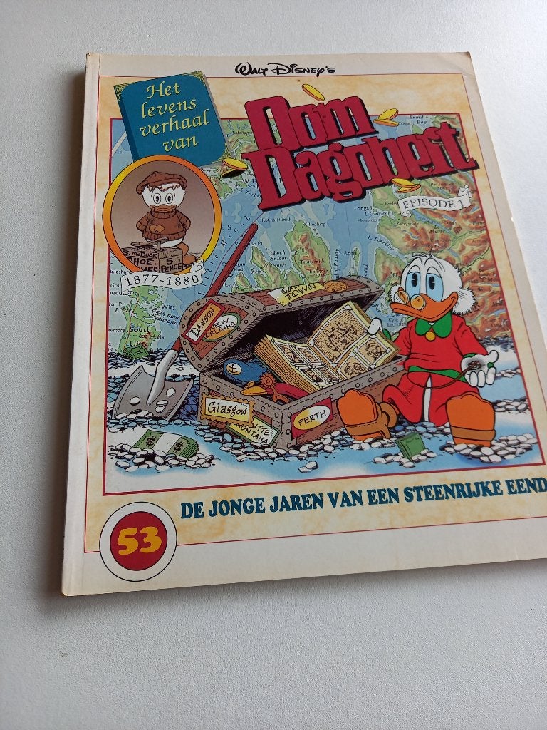 Deel 53: het Levensverhaal van Oom Dagobert - Episode 1, Boeken, Stripboeken, Eén stripboek, Ophalen of Verzenden, Gelezen
