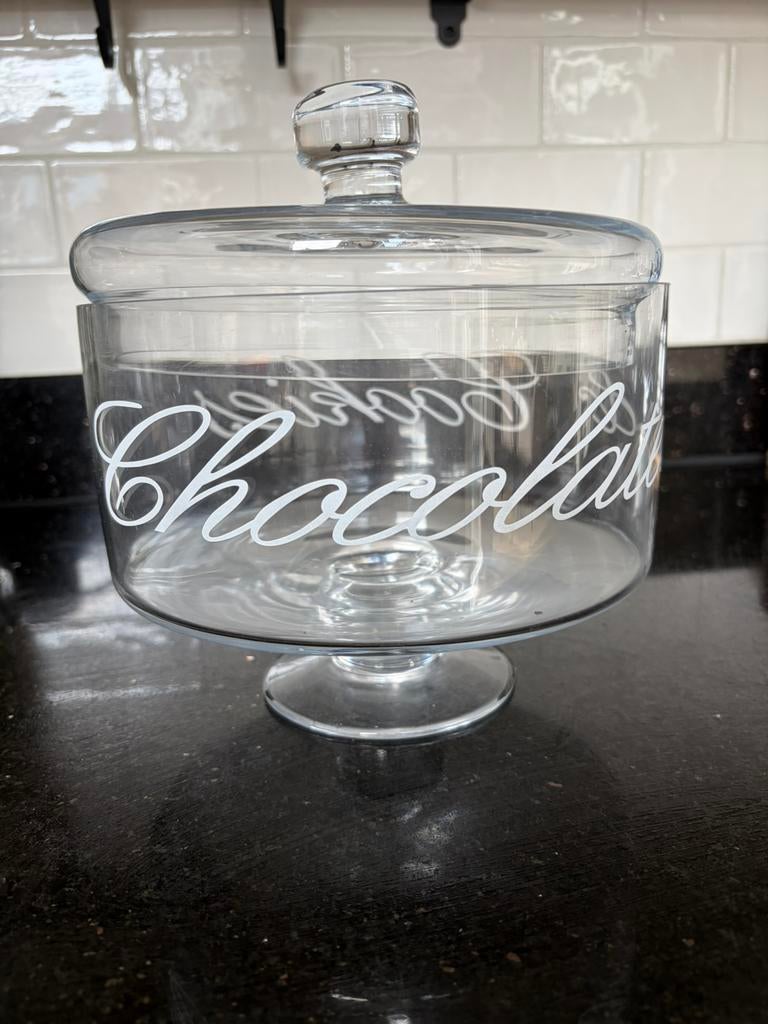 RIVIERA MAISON glazen stolp voor chocolates & cookies, Ophalen, Zo goed als nieuw