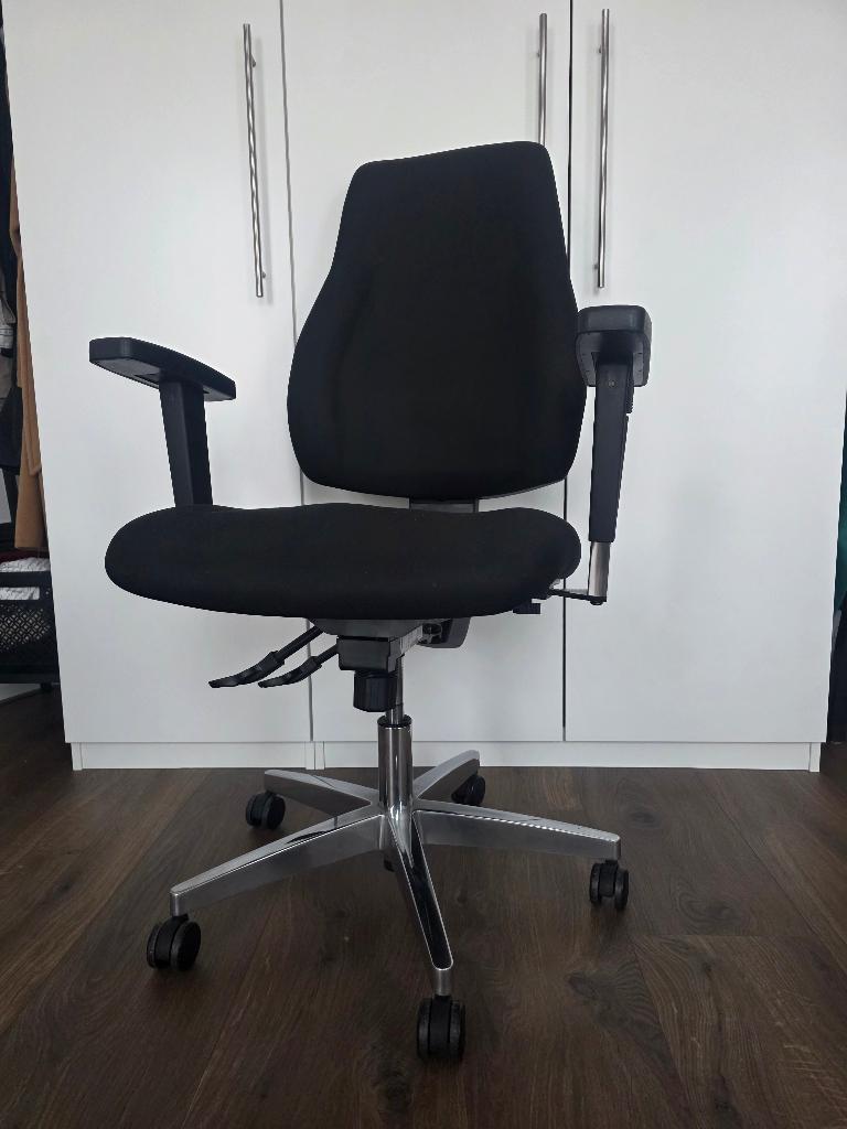 Topstar bureaustoel (zwart), Huis en Inrichting, Bureaustoelen, Ophalen, Zwart, Zo goed als nieuw, Bureaustoel