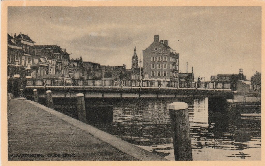 vlaardingen- oude brug, Ophalen of Verzenden, Voor 1920, Zuid-Holland