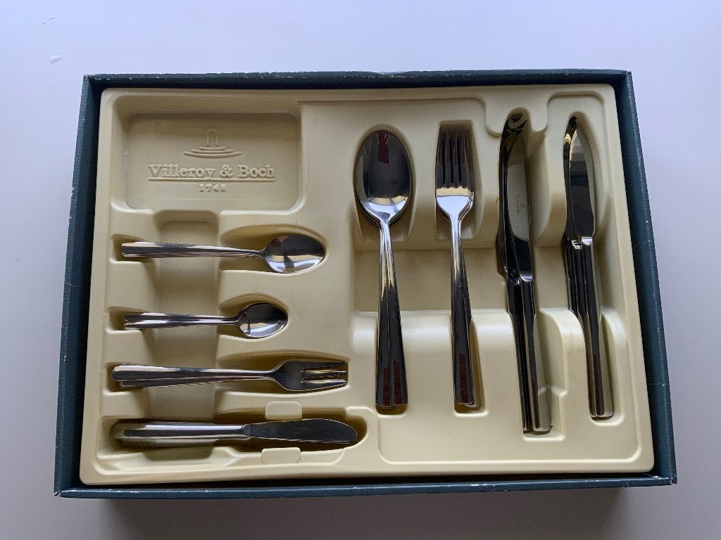 Bestekset 6 delig van Villeroy & Boch, Ophalen of Verzenden, Gebruikt, Rvs of Chroom, Bestekset