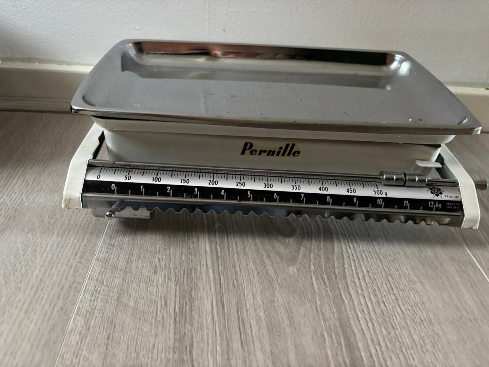 Retro weegschaal, Keukenweegschaal, Analoog, Ophalen of Verzenden, 500 gram of grover