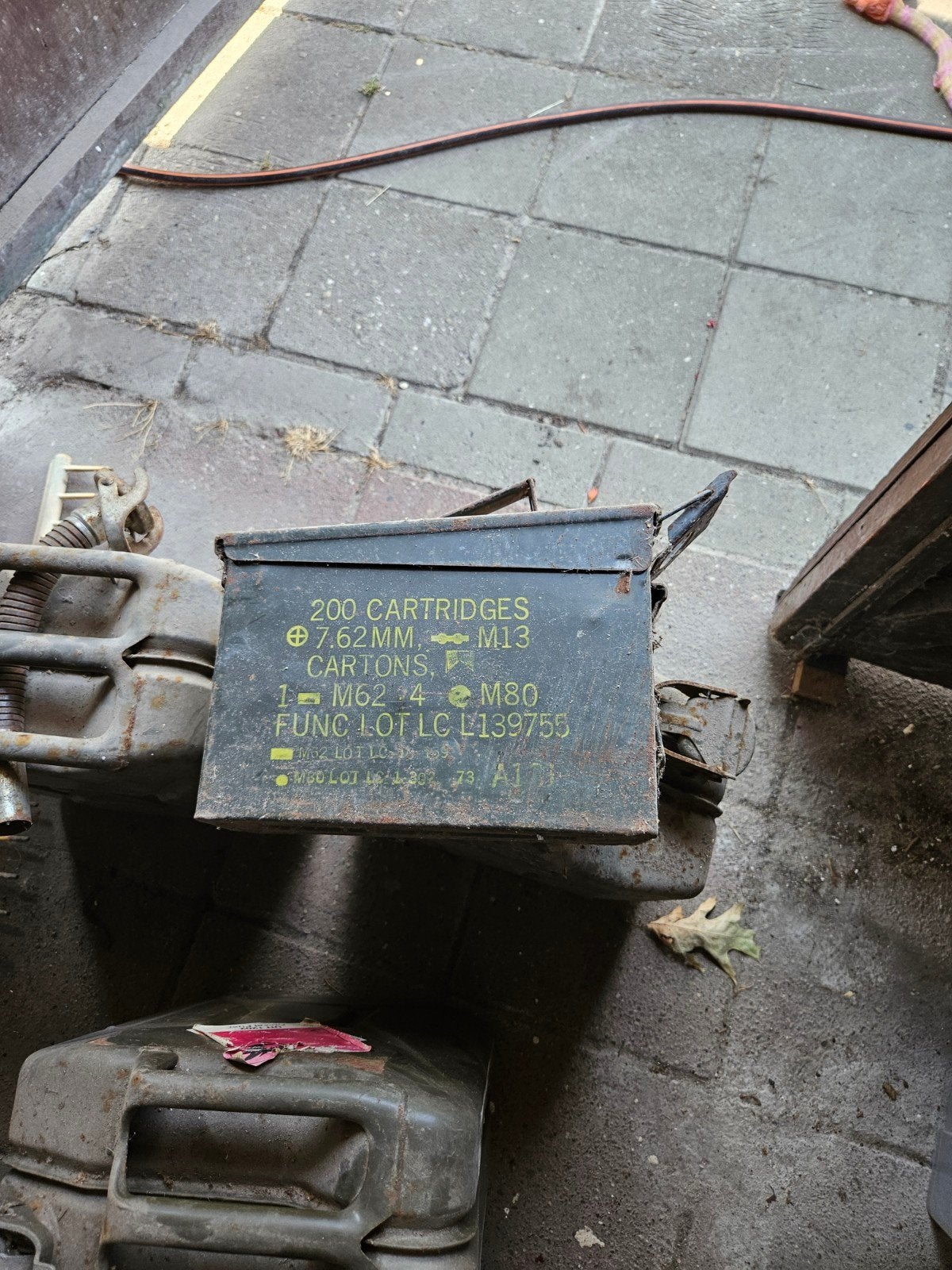 militair munitiekistje, Ophalen, Landmacht, Amerika, Kist of Geocache