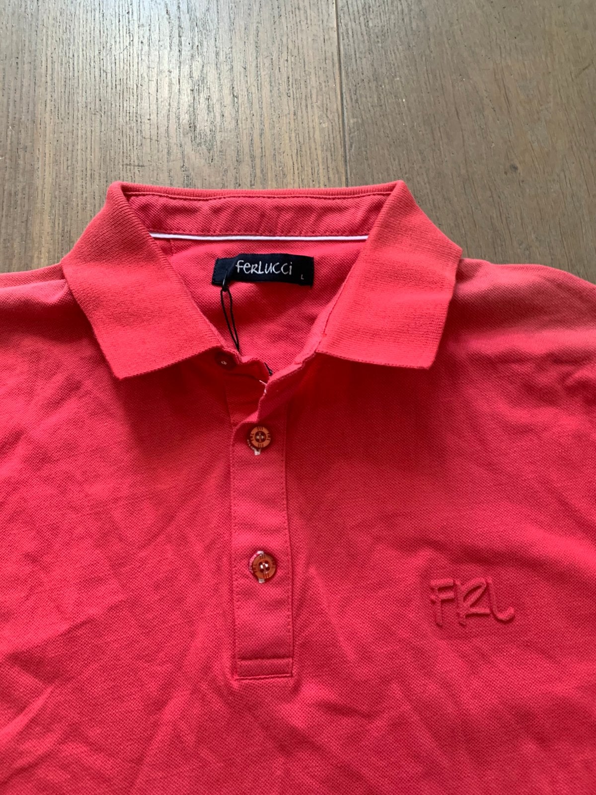 Roze katienen polo maat L, Ophalen of Verzenden, Nieuw, Maat 48/50 (M), Roze