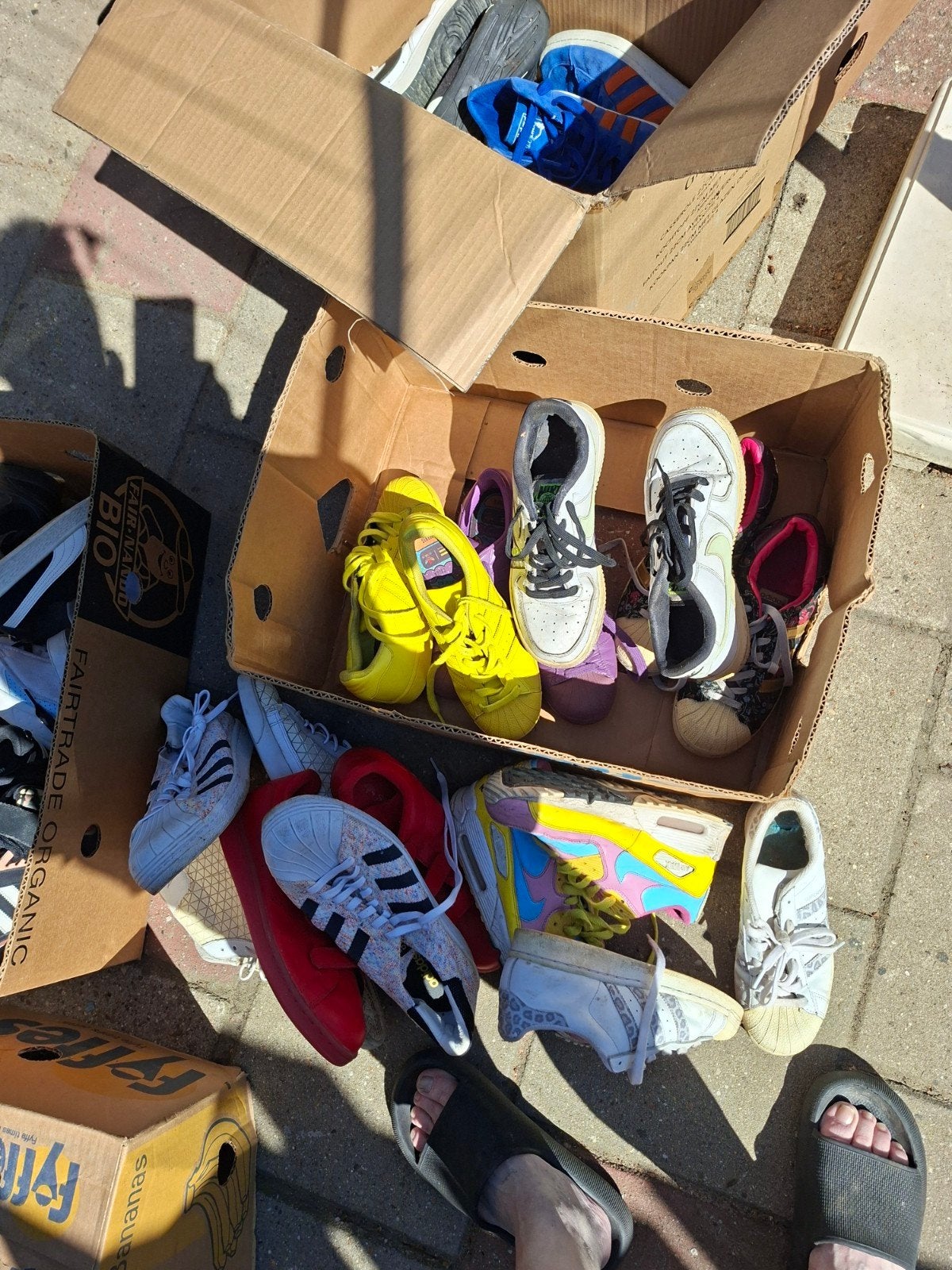 partij sportschoenen, Ophalen, Gebruikt