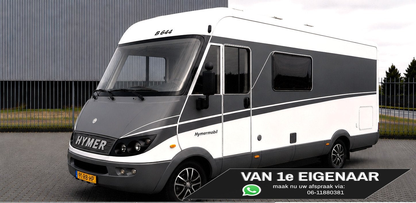 Hymer Eriba B 644 1e EIG | AC | XXL GARAGE | ZONNEPANELEN |, Caravans en Kamperen, Integraal, Bedrijf, Hymer, Airbags
