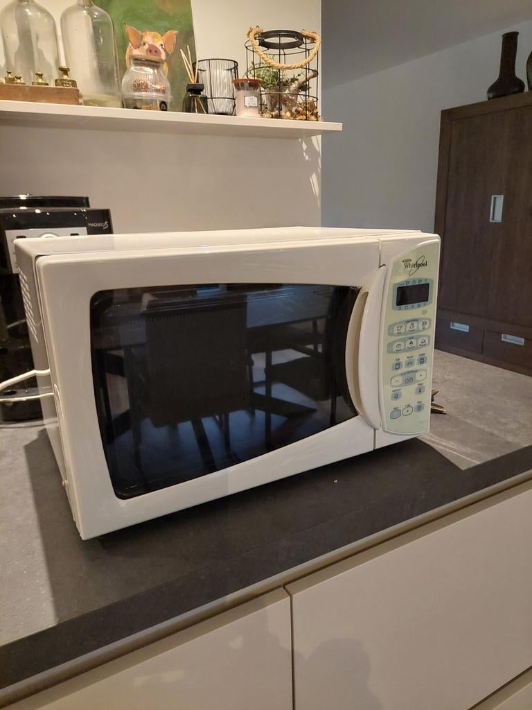 Whirlpool Combimagnetron - Wit, Goede Staat, Ophalen, Combimagnetron, Gebruikt, Hete lucht