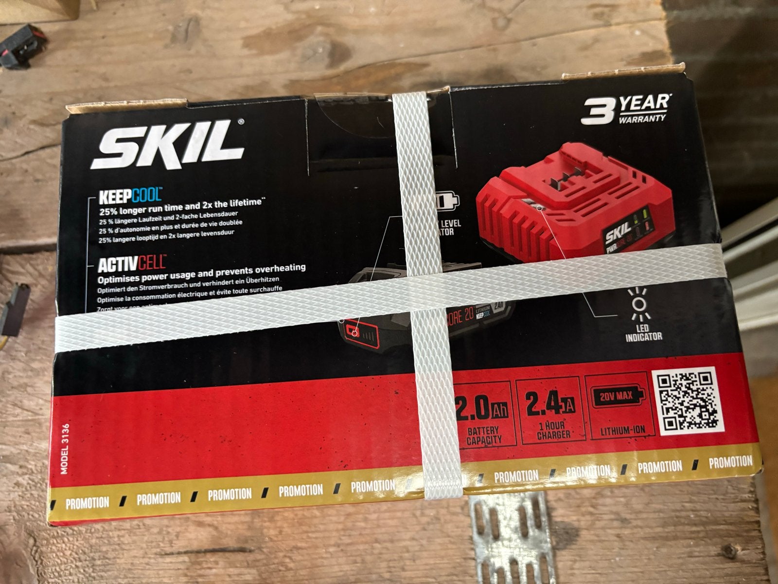SKIL 20V Max Accu en Oplader Set - Nieuw in Doos, Ophalen of Verzenden, Nieuw