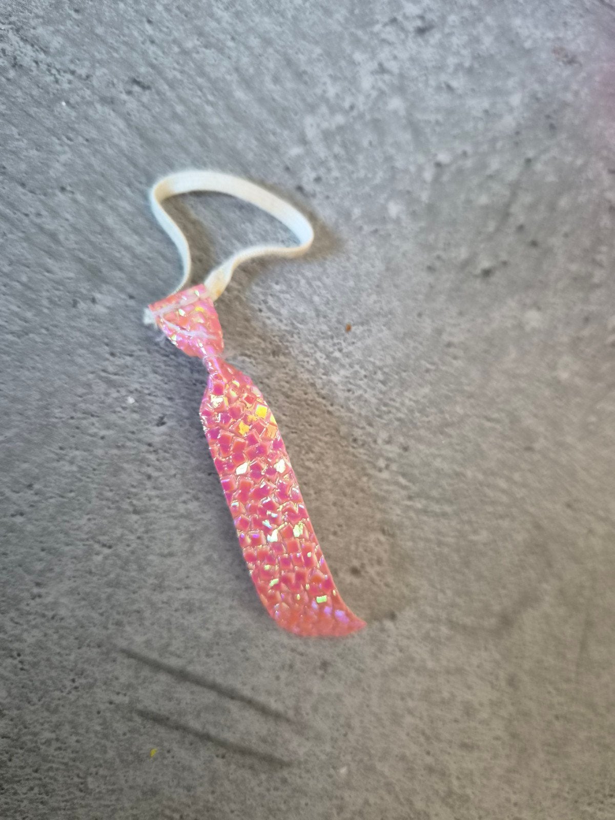 Roze glitter stropdas voor Barbie, Ophalen of Verzenden, Gebruikt