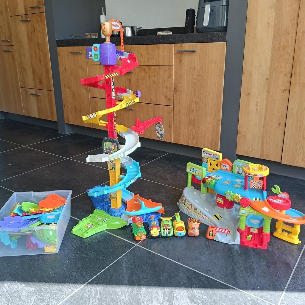 VTech Toet Toet Auto's garage en racebaan met auto's, Ophalen, Jongen of Meisje