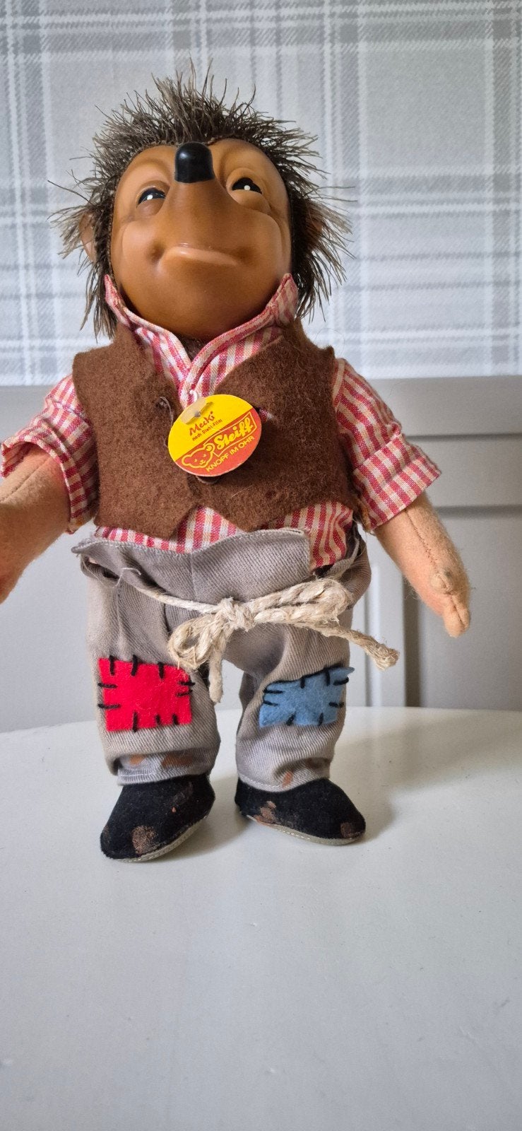Steiff egel Micki en macki, Ophalen of Verzenden, Pop