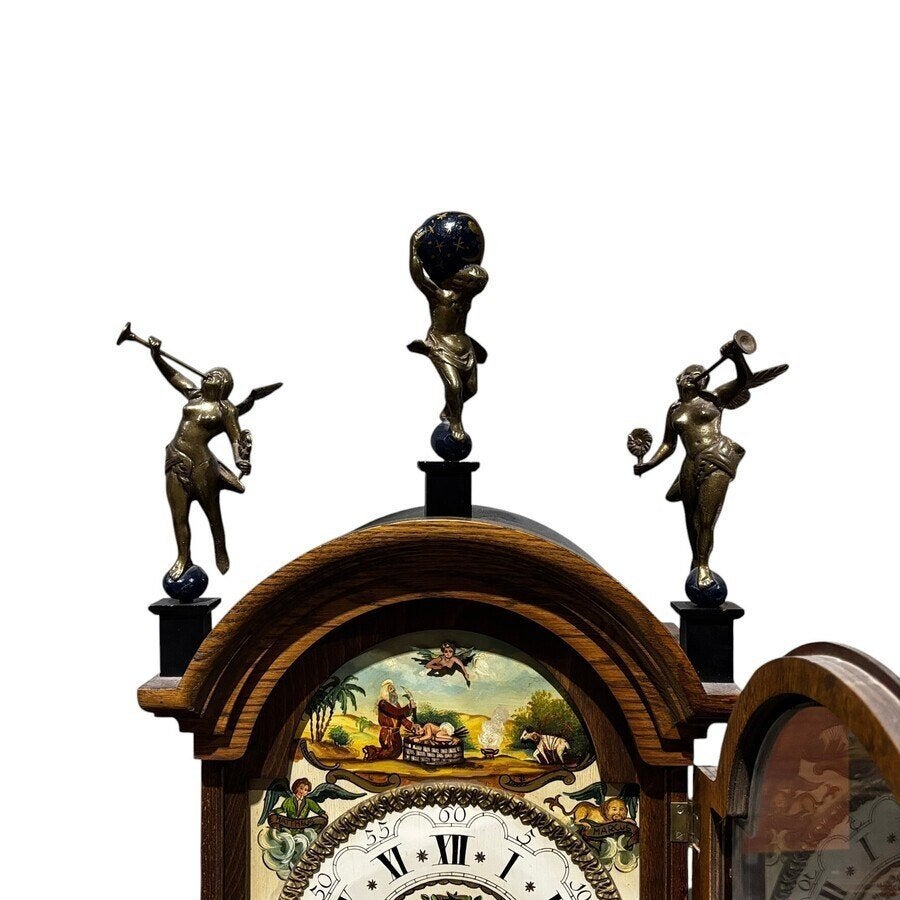 Friese staartklok met mechaniek, Antiek en Kunst, Ophalen of Verzenden