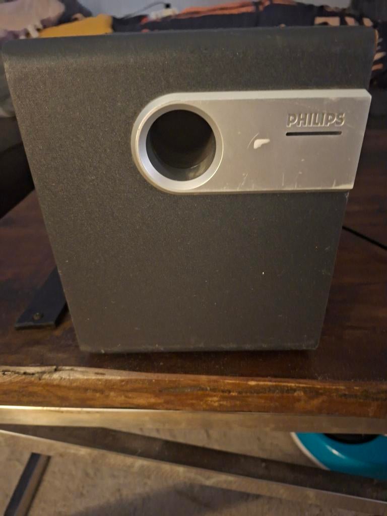Philips Subwoofer SPA2310/00 - Krachtige Bass, Philips, Gebruikt, Subwoofer, Ophalen of Verzenden