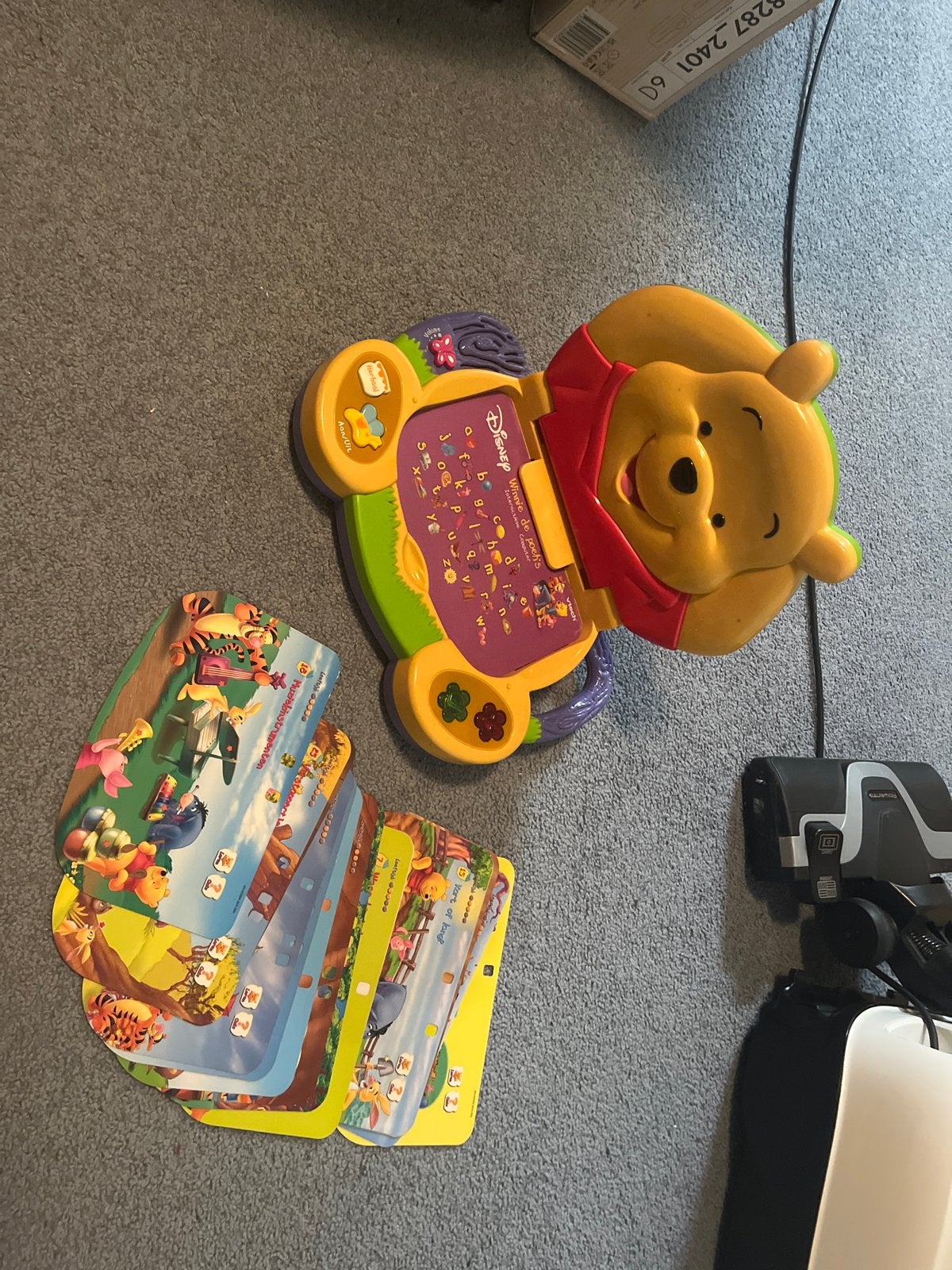 Winnie de Poeh educatieve laptop met kaarten, Ophalen, Gebruikt, Overige typen, Met geluid