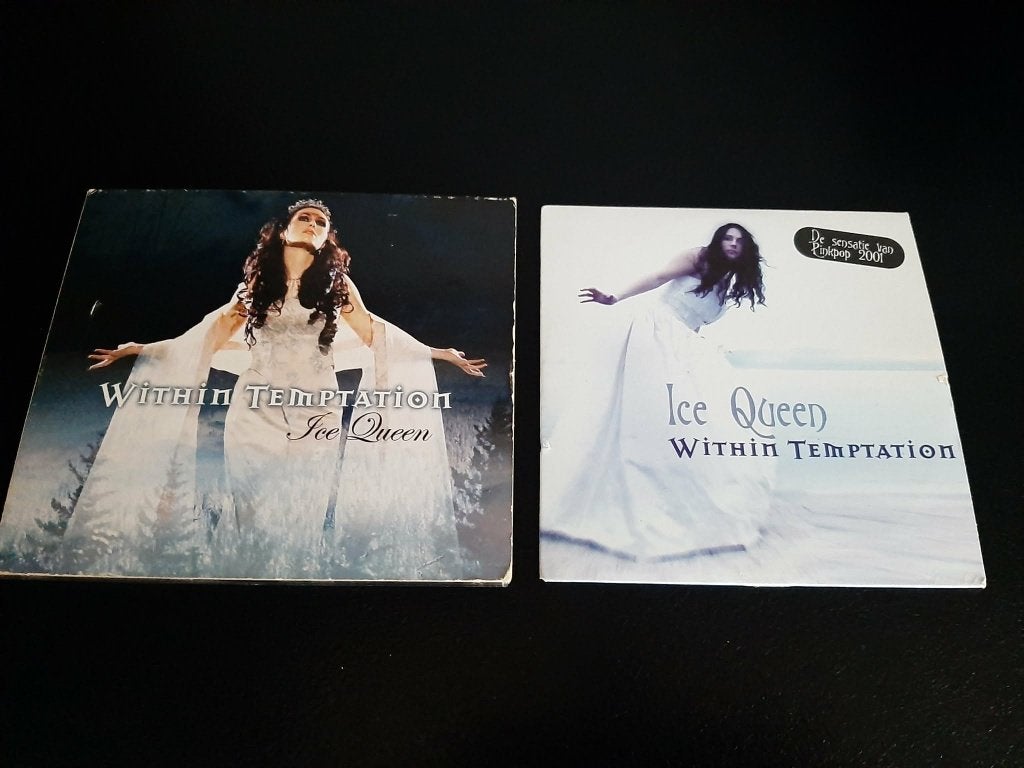 Within Temptation: Ice queen, promo maxi-single + single!, Gebruikt, Ophalen of Verzenden, Promo, Rock en Metal
