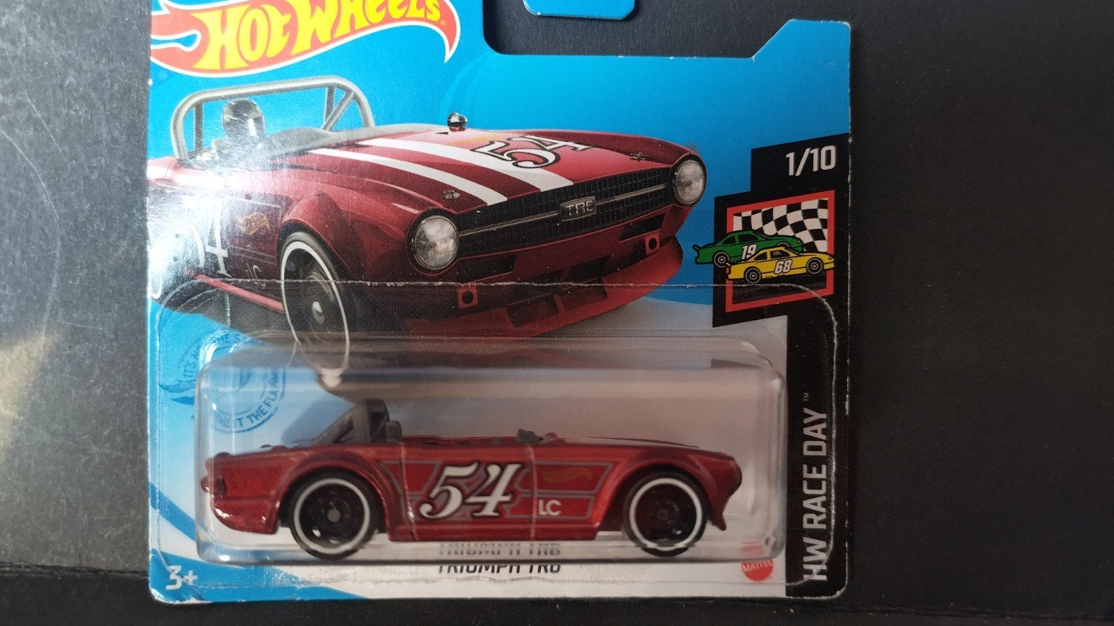 Triumph Tr6 1:64 3inch Hotwheels Pol, Auto, Verzenden, ., Nieuw