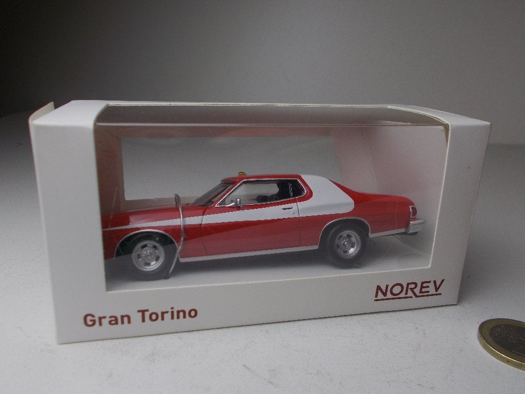 Vintage NOREV (Nieuwstaat!) STARKSY & HUTCH FORD GRAN TORINO, Ophalen of Verzenden, Nieuw, Auto, Norev