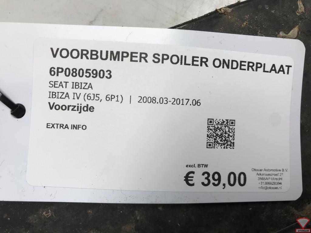 SEAT IBIZA 6J facelift bumper onderplaat diffusor spoiler, Gebruikt, Voor, Autovia A-2, Km 585 585
08760  Martorell, ES, Ophalen of Verzenden