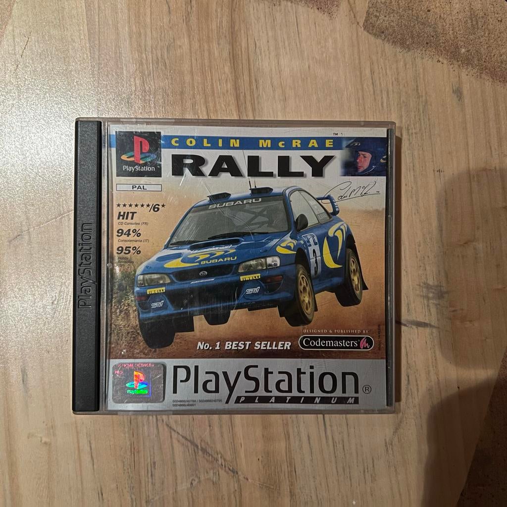Colin McRae Rally PS1, Spelcomputers en Games, Games | Sony PlayStation 1, Gebruikt, Verzenden, 1 speler, Racen en Vliegen