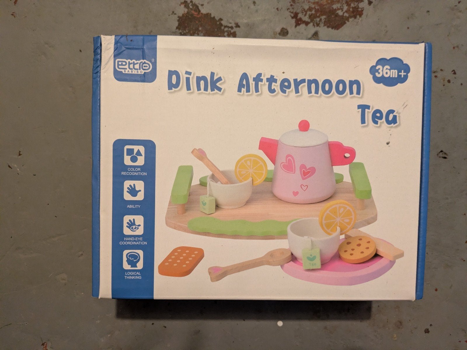 Houten High Tea Speelgoed Set - Nieuw in Doos, Kinderen en Baby's, Speelgoed | Houten speelgoed, Ophalen of Verzenden