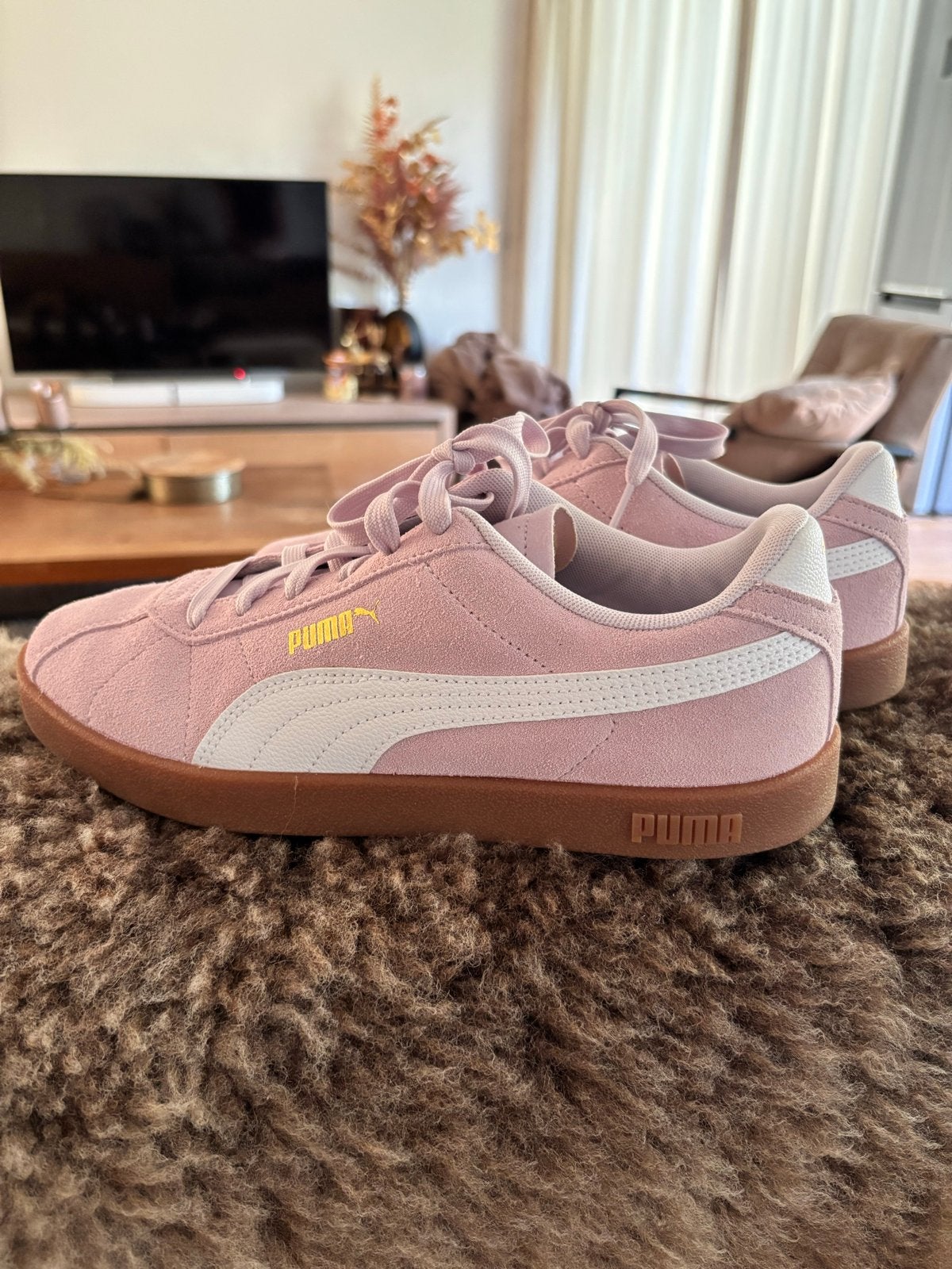 Puma City II Roze Suède Sneakers Nieuw mt 40, Ophalen of Verzenden, Nieuw, Roze, Sneakers of Gympen