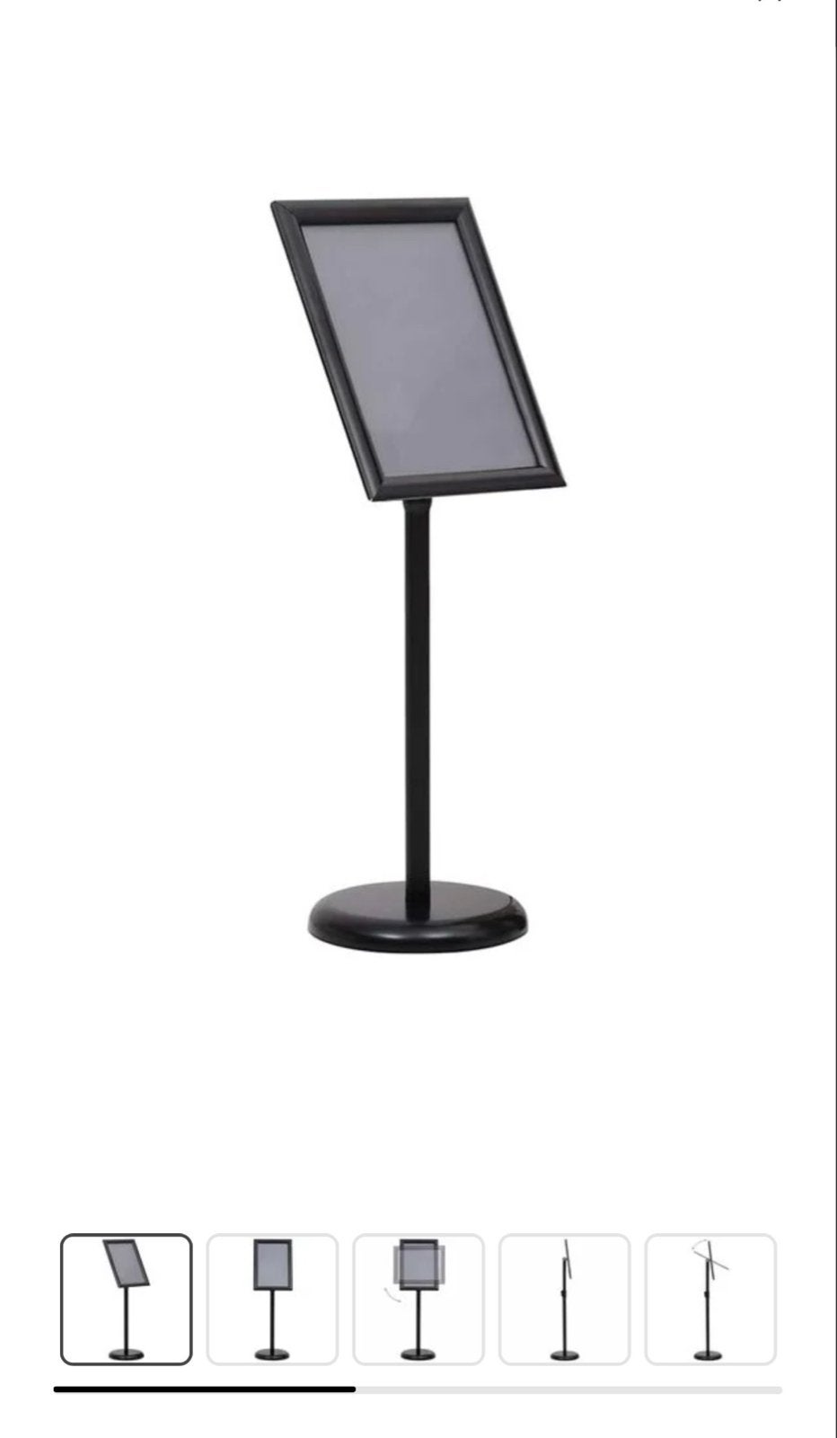 A3 Display standaard - Zwart -nieuw in doos-, Ophalen of Verzenden