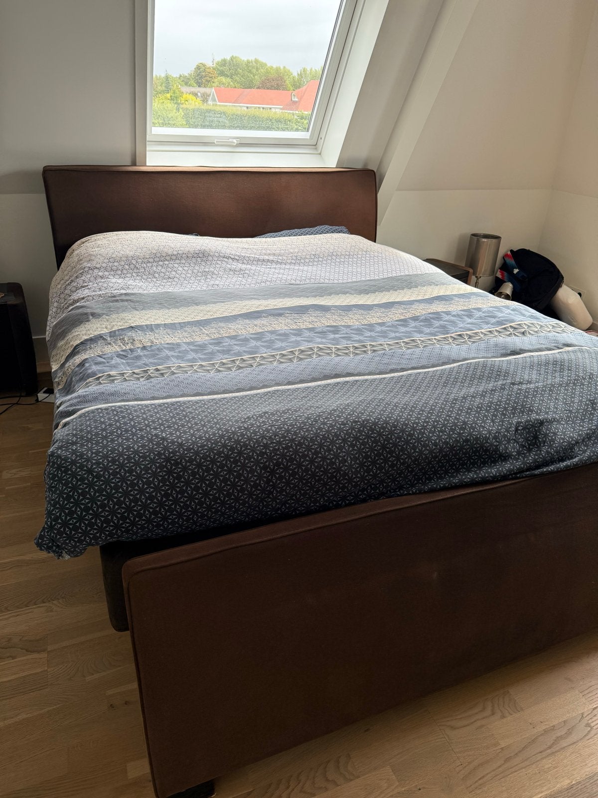 Tweepersoonsbed met verstelbare boxspring