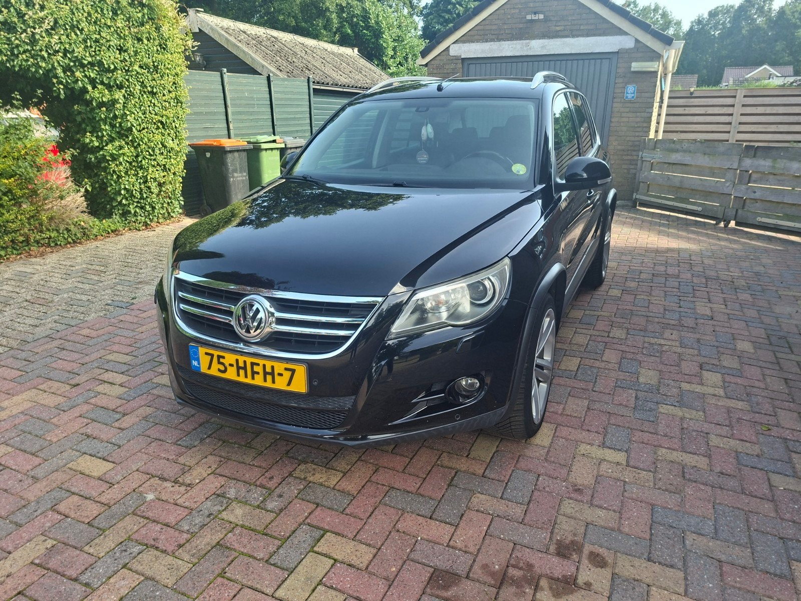 Volkswagen Tiguan 2.0 Tfsi 147KW 4MOTION AUT 2008 Zwart, Auto's, Volkswagen, Automaat, 4 cilinders, 1984 cc, Zwart