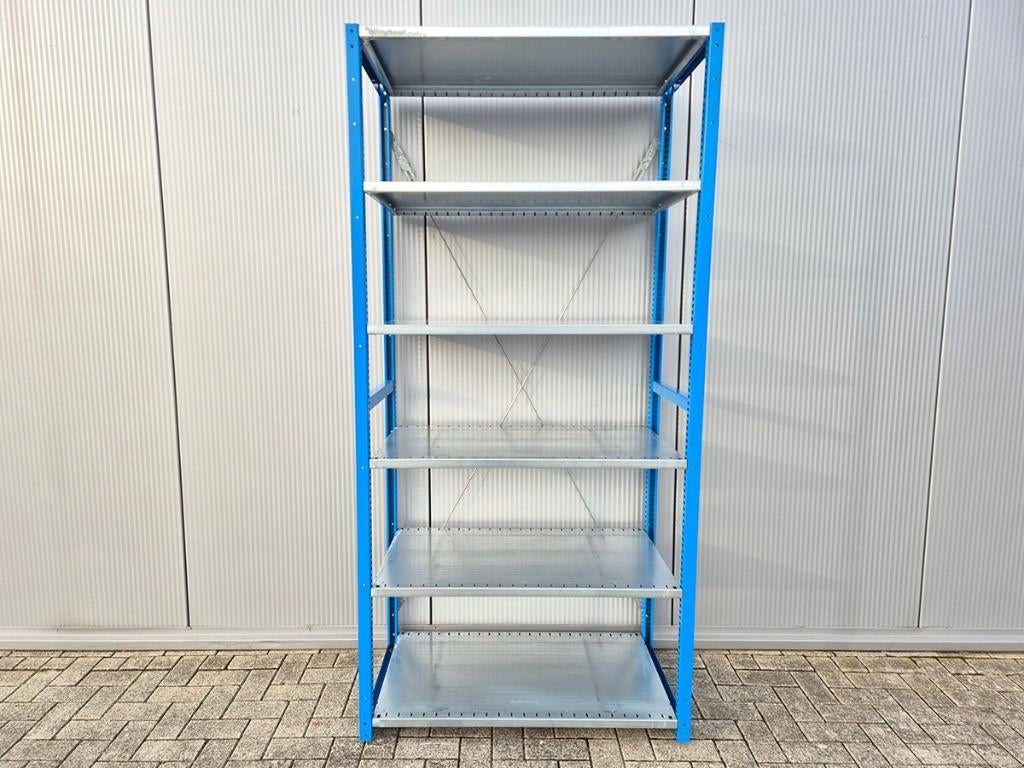 Stevige Legbordstelling 60cm diep Stellingkast Stelling, Info@bedrijfsinrichtingnederland.nl, Bedrijfsinrichting Nederland, Gebruikt