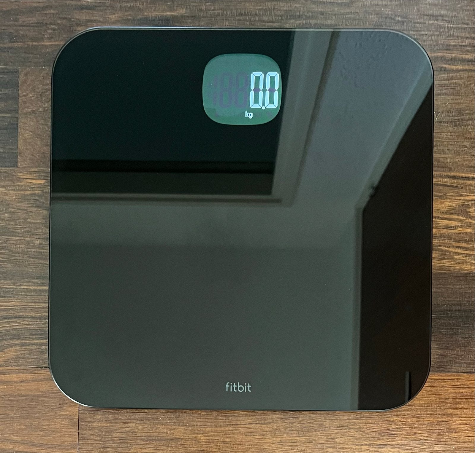 TEAB Fitbit Aria Air Personenweegschaal - Zwart, Gebruikt, 1 tot 500 gram, 100 kg of meer, Ophalen of Verzenden