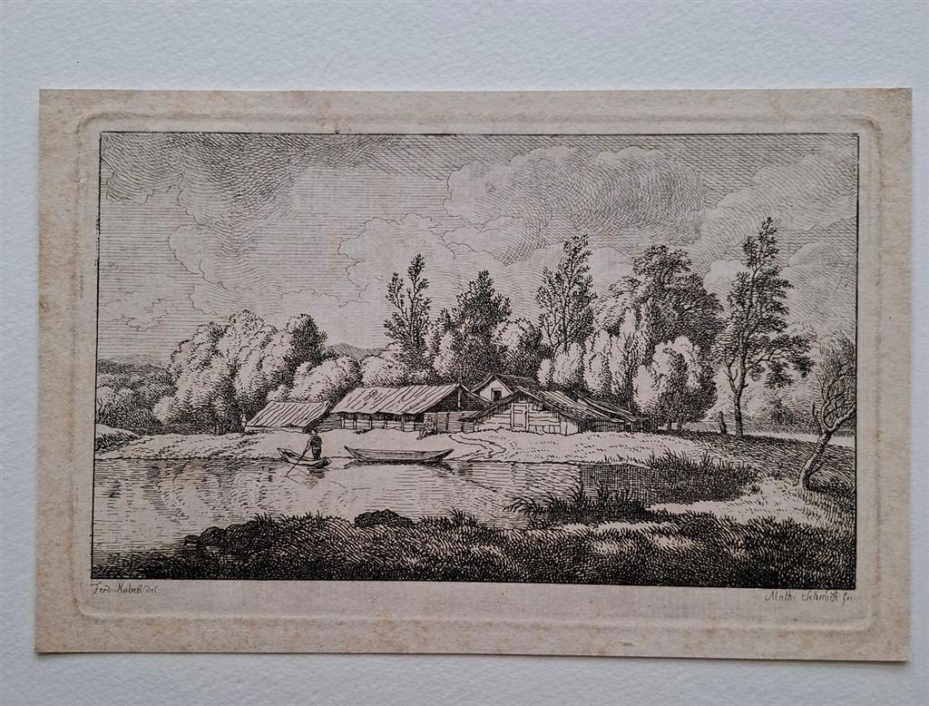 Matthias Schmidt, ets anno 1776, Ophalen of Verzenden