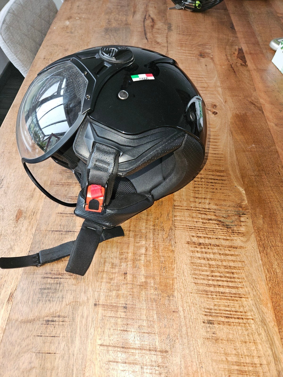 Helm, Fietsen en Brommers, Brommerhelmen, Ophalen of Verzenden, Zo goed als nieuw
