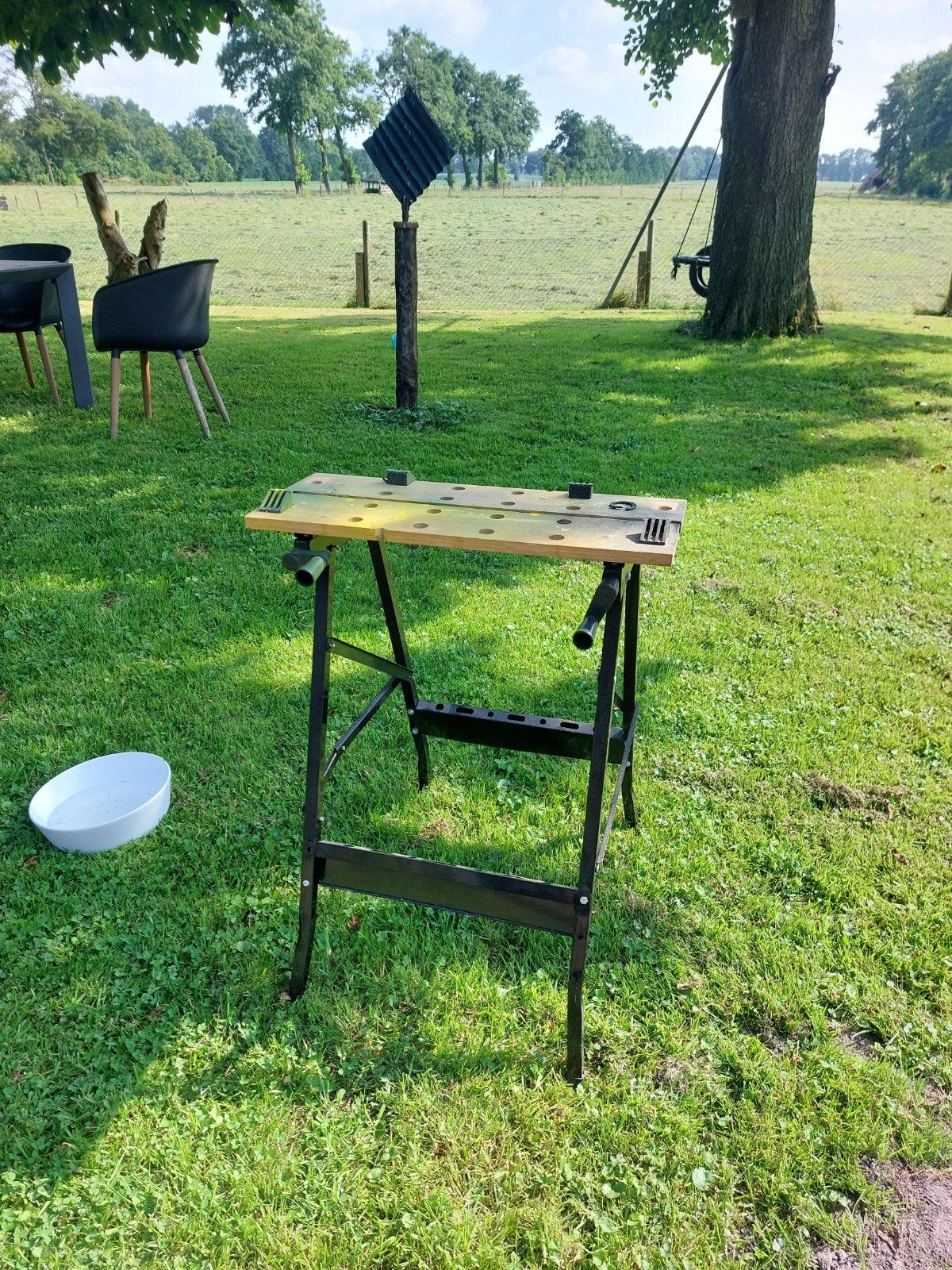 Kleine inklapbare werkbank - Handig en ruimtebesparend, Ophalen, Gebruikt, Minder dan 70 cm, Inklapbaar