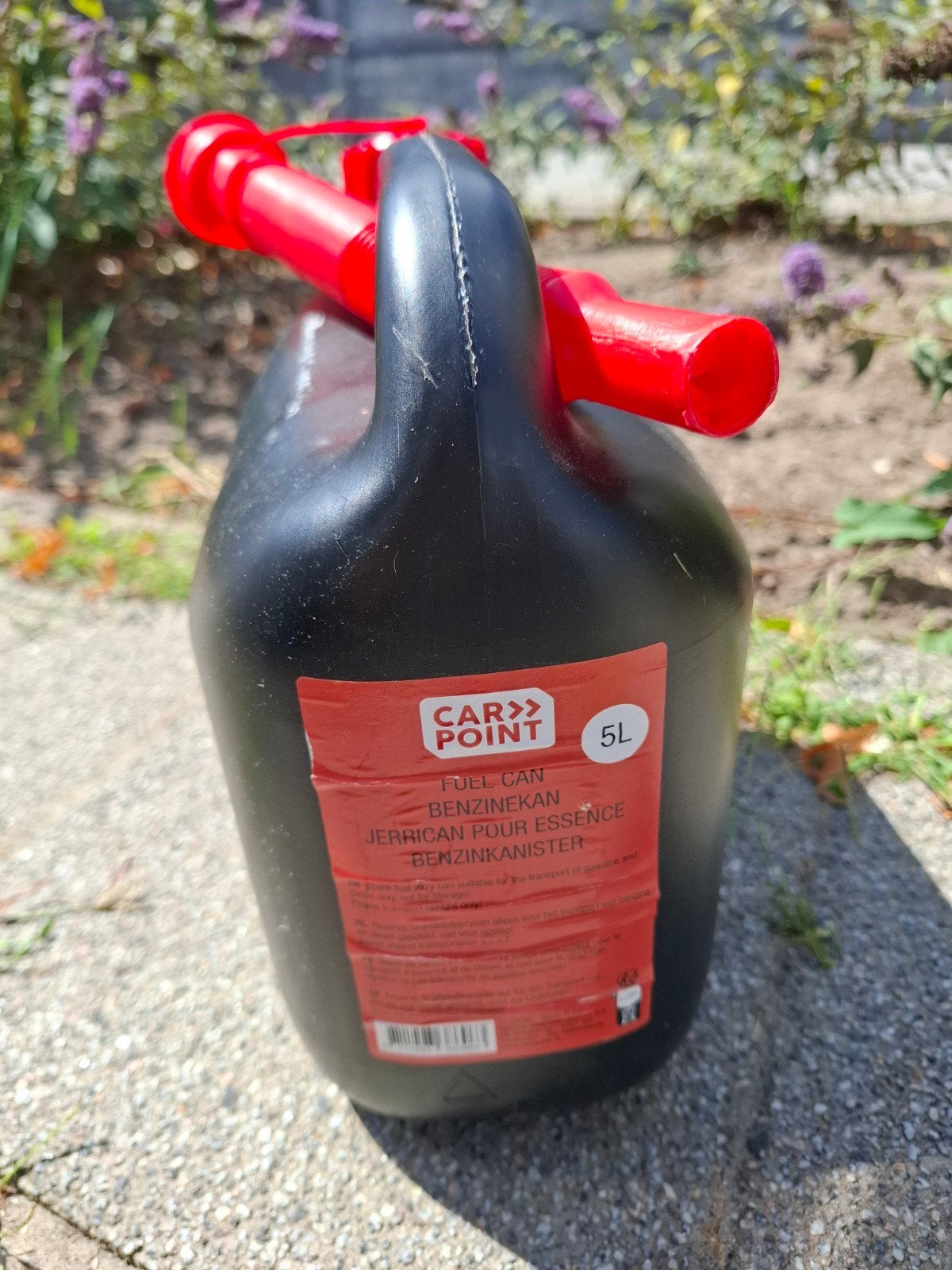 jerrycan, Ophalen, Gebruikt