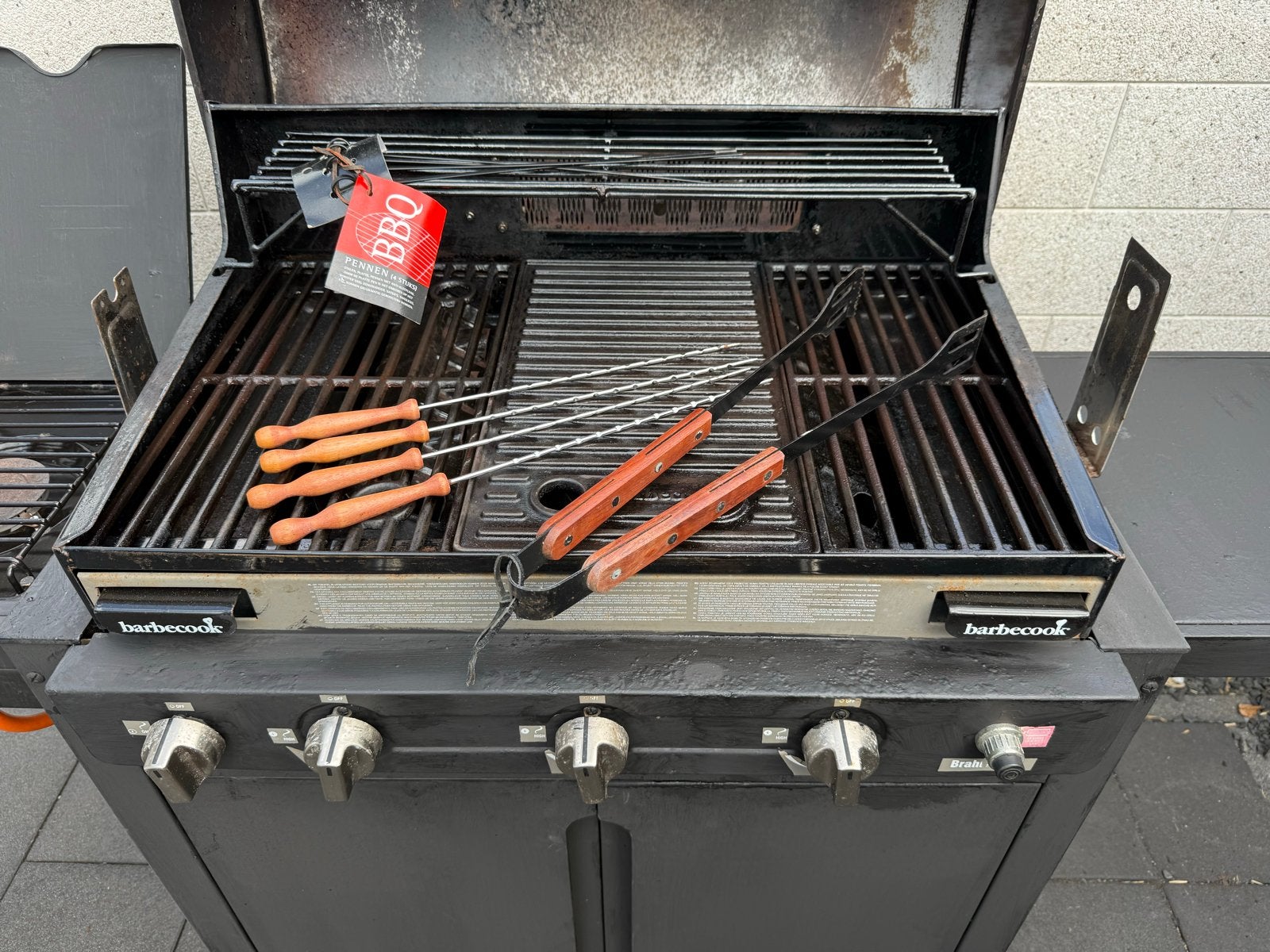 Barbecook gasbarbecue inclusief gasfles e.d., Tuin en Terras, Ophalen, Gebruikt